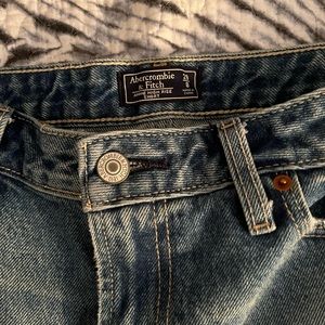 Abercrombie and Fitch High waisted boyfriend shorts - practically new